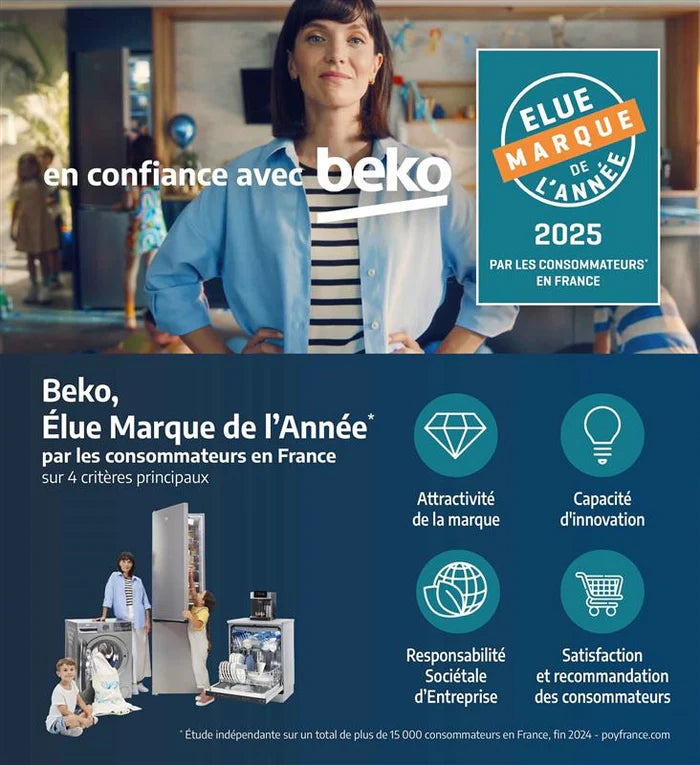 Lave Linge Beko 10kg B5WFT510419W