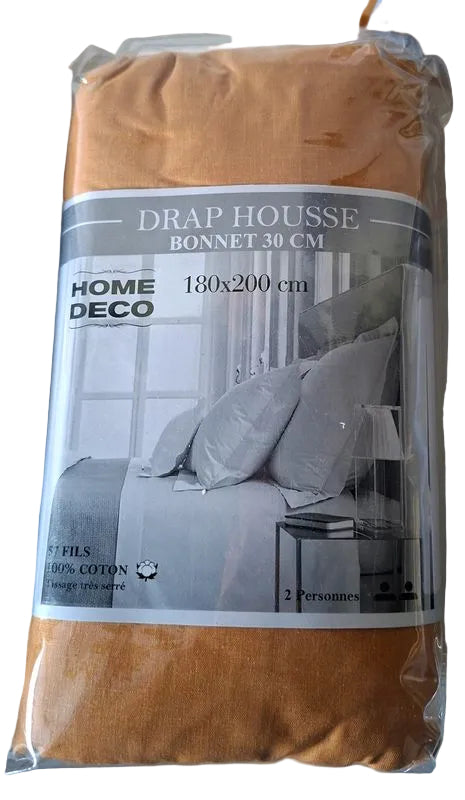 Drap housse 100% Coton - Toute tailles