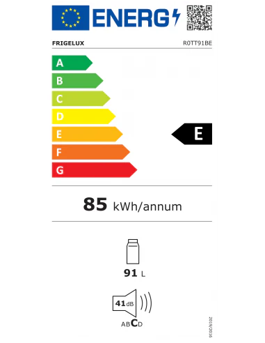 Réfrigérateur Top FrigeluX R0TT91BE